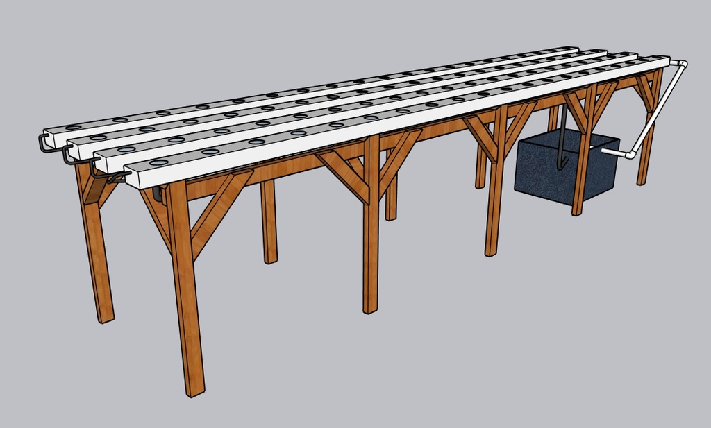 TABLE DBP BL 80T 4*20T TUBE R60