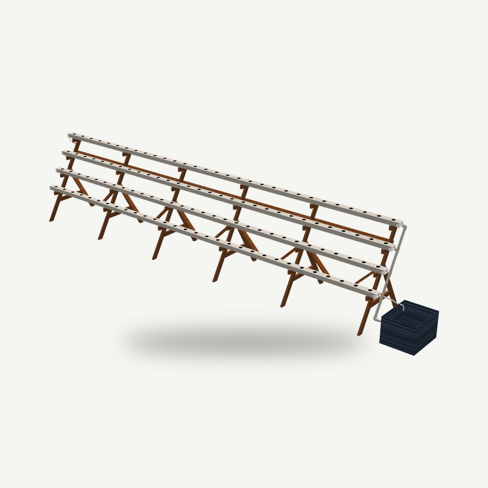 ESCALIER DBP BL 120T 4*30T TUBE R80