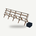 ESCALIER DBP BL 80T 4*20T TUBE R80