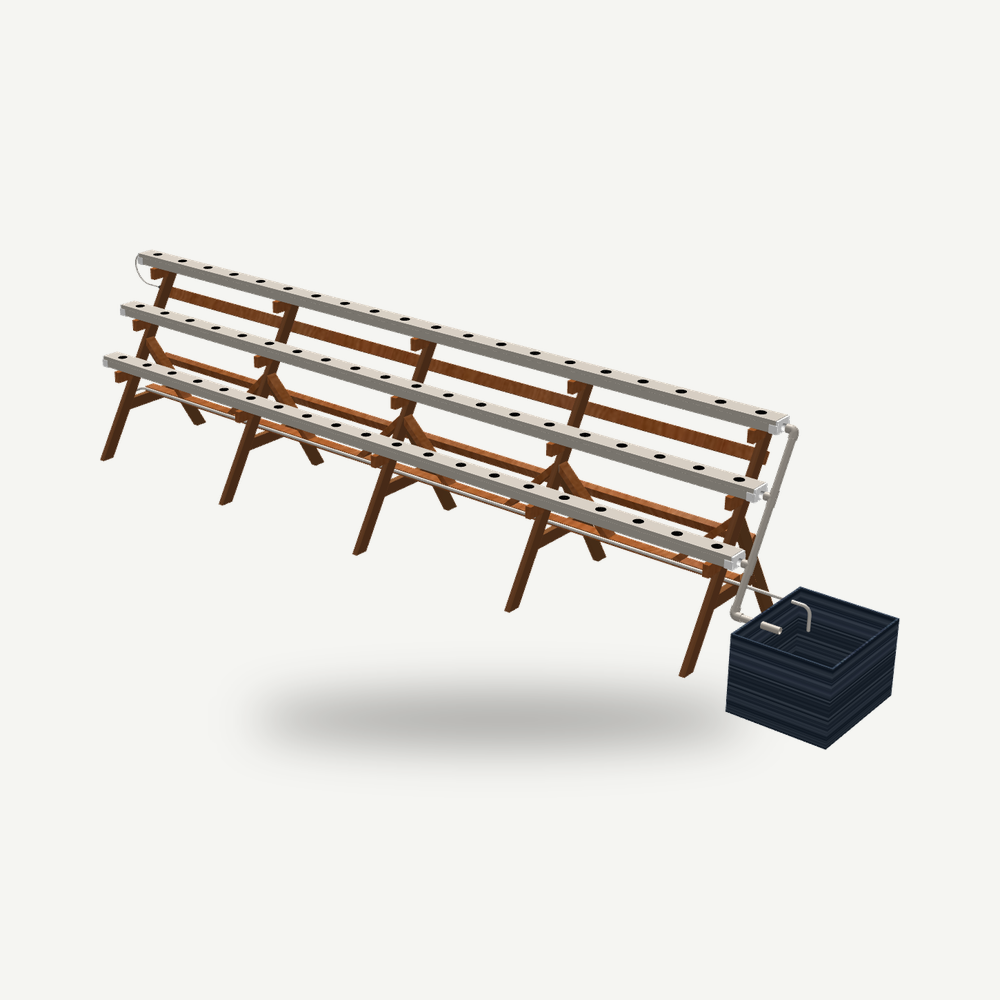 ESCALIER DBP BL 60T 3*20T TUBE R80