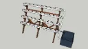 ESCALIER BL 36T 4*9T TUBE GN60