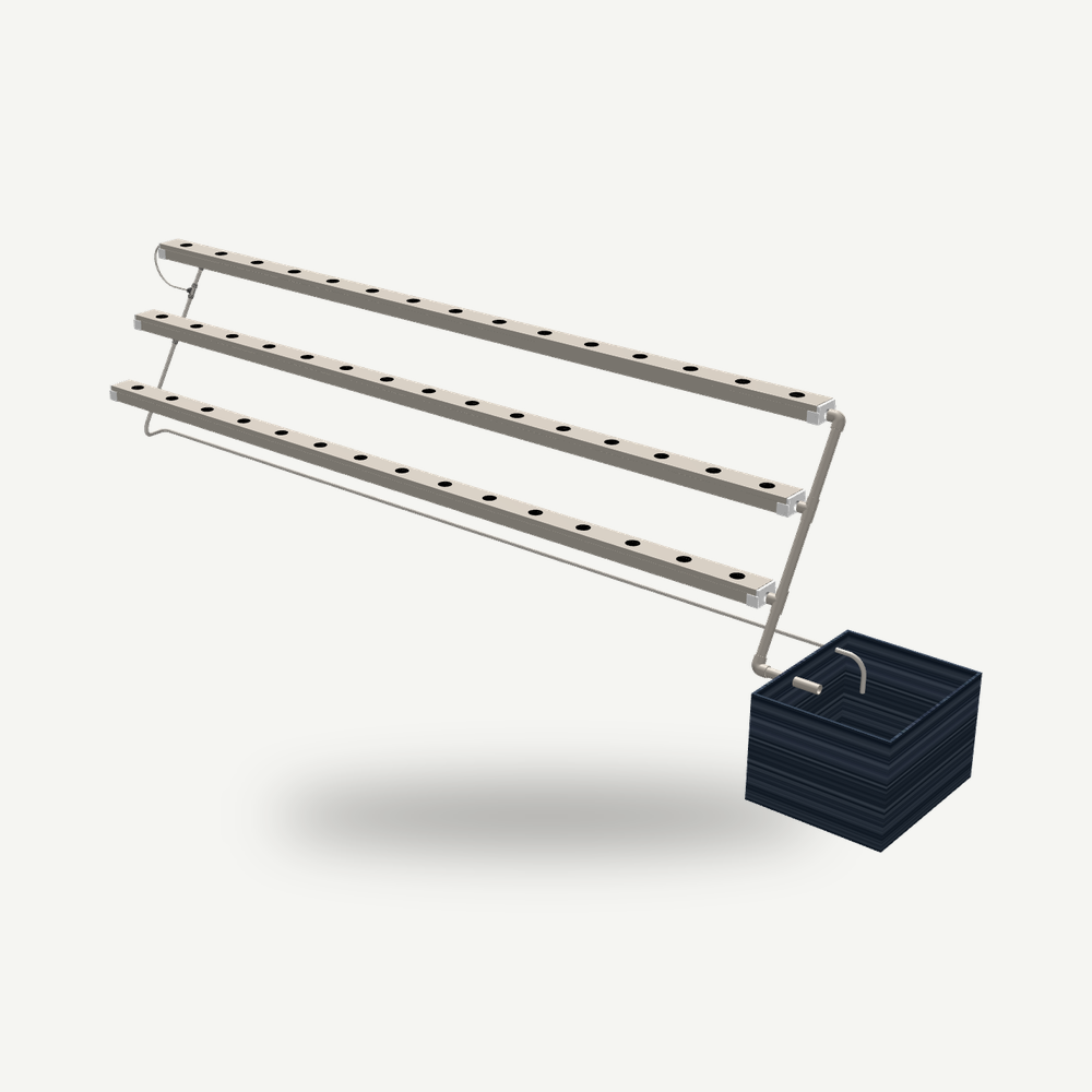 ESCALIER SS 45T 3*15T TUBE GN60
