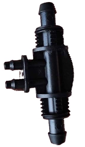 FITTING T A VISSER 8mm sortie 2X4/7mm