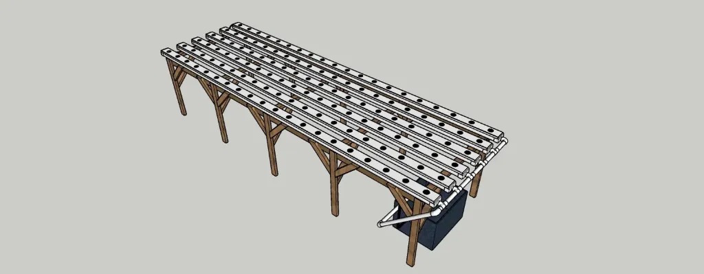 [T120T6X20GN60] TABLE BL 120T 6*20T TUBE GN60
