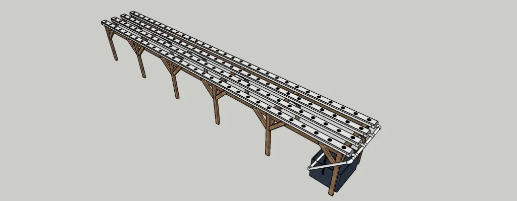 [T120T4X30GN60] TABLE BL 120T 4*30T TUBE GN60