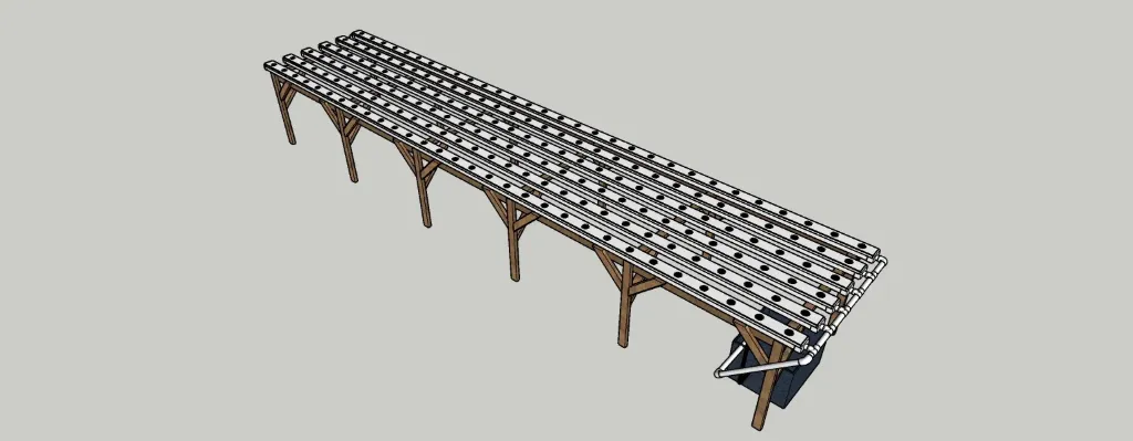 [T180T6X30GN60] TABLE BL 180T 6*30T TUBE GN60