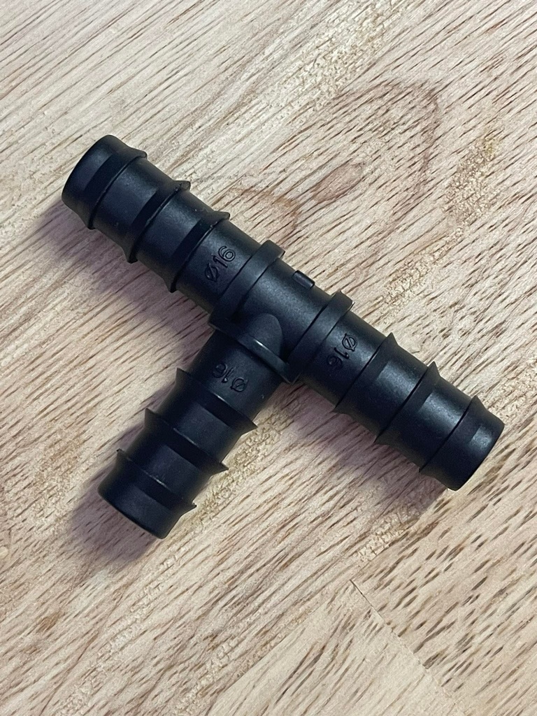 [T16] Raccord T PE 16mm A EMBOITER