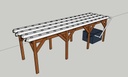 TABLE BL 60T 4*15T TUBE GN60 