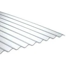[TOLE1MM1MATELIER] Tôle transparente ondulée en polycarbonate anti-UV 1mm (vendu au mètre)